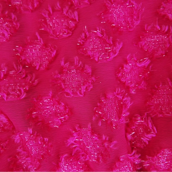 Vintage Frank Usher London Sequins Blouse Long Sleeve Open Back Size 8 - Picture 6 of 11